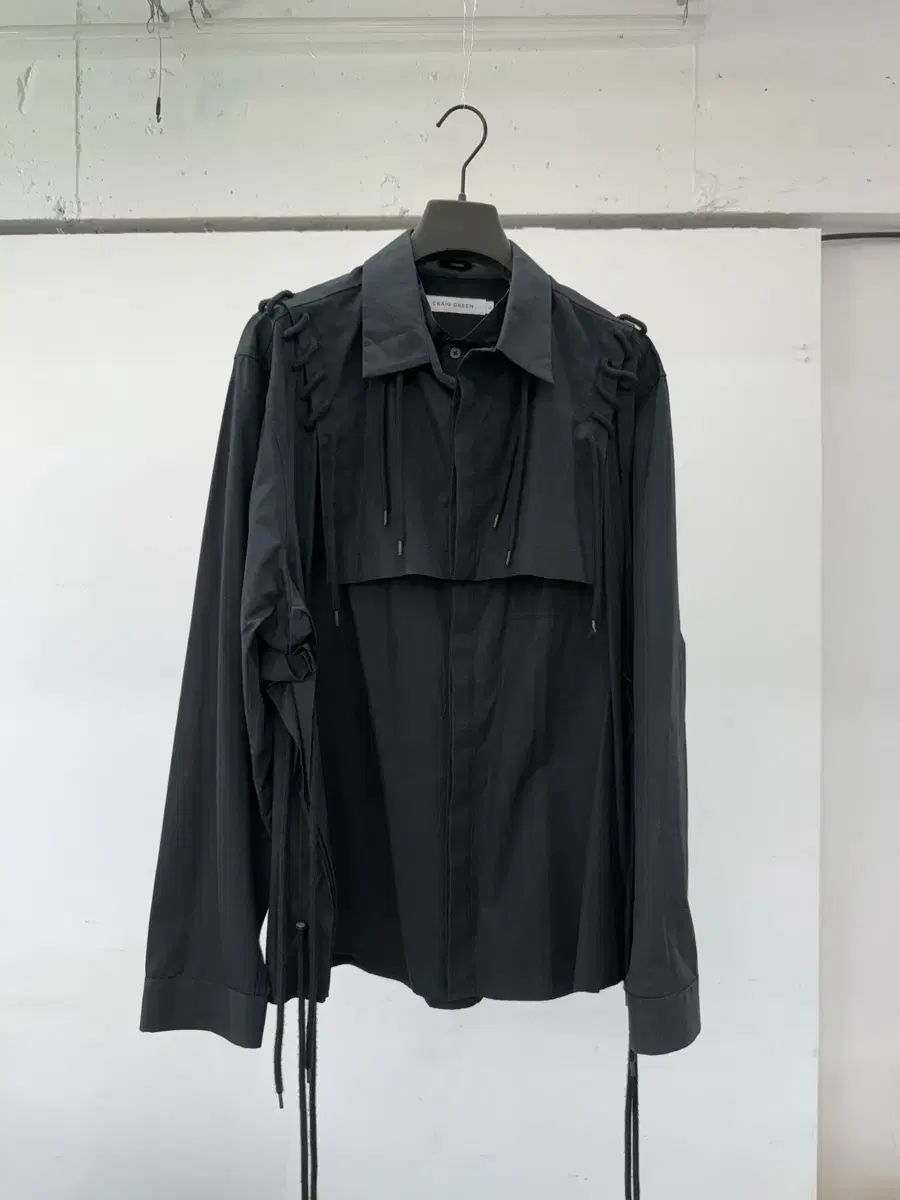 Craig green black stringed shirt
