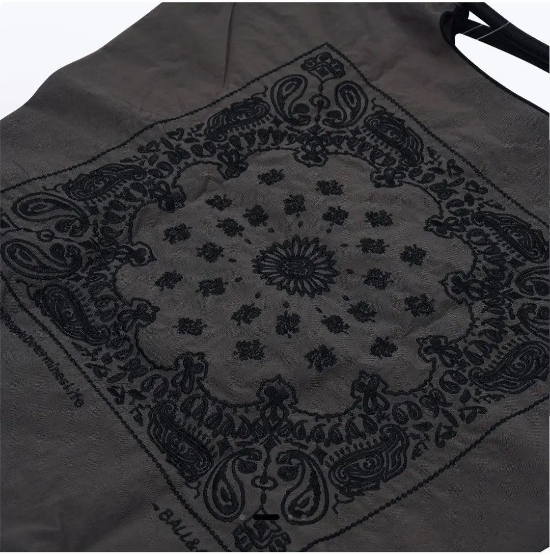 ボールアンドチェーン バンダナ Mサイズ チャコールグレー