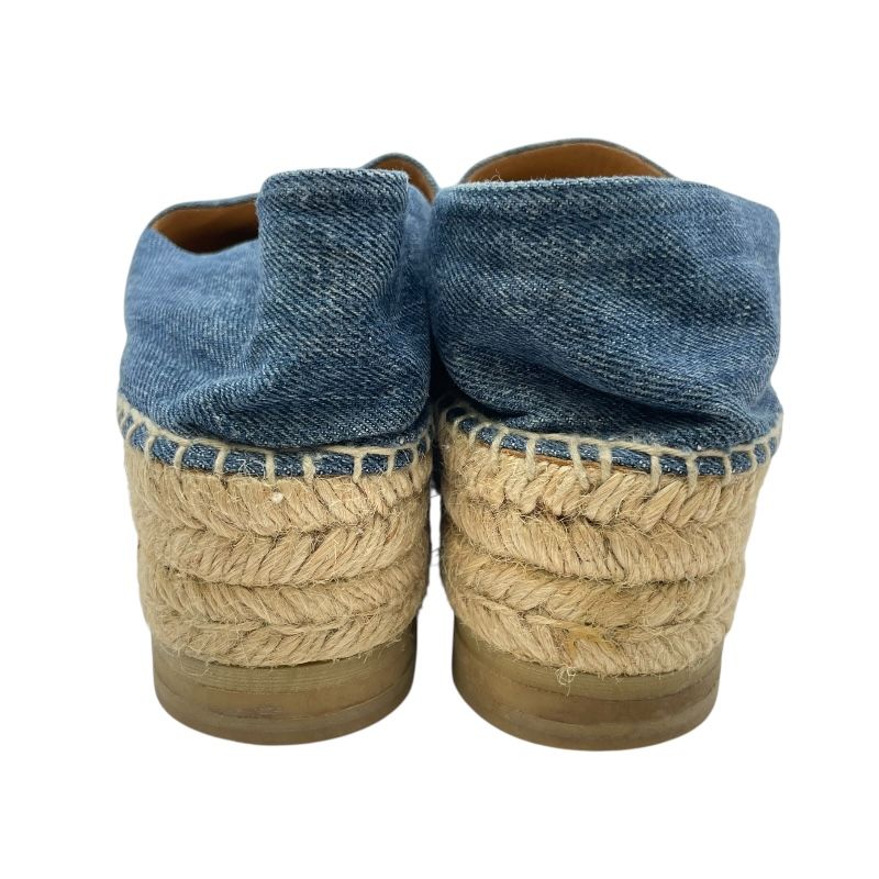 ロゴデニムエスパドリーユスリッポン