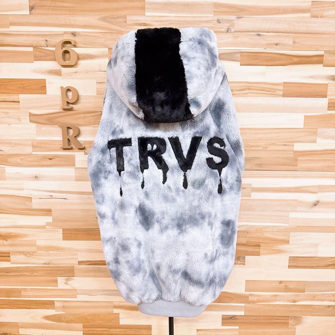 トラバストーキョー】ドリップ ボリューム ファー ブルゾン TRVS