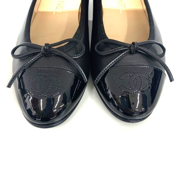 CHANEL(シャネル) バレリーナ サイズ36 1/2 約23.5cm ラムスキン