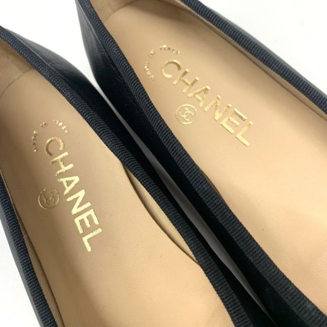 CHANEL(シャネル) バレリーナ サイズ36 1/2 約23.5cm ラムスキン