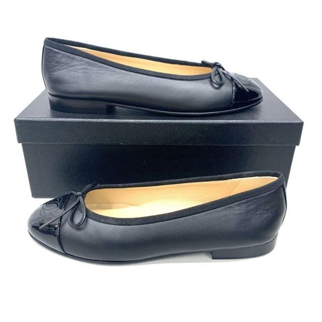 CHANEL(シャネル) バレリーナ サイズ36 1/2 約23.5cm ラムスキン