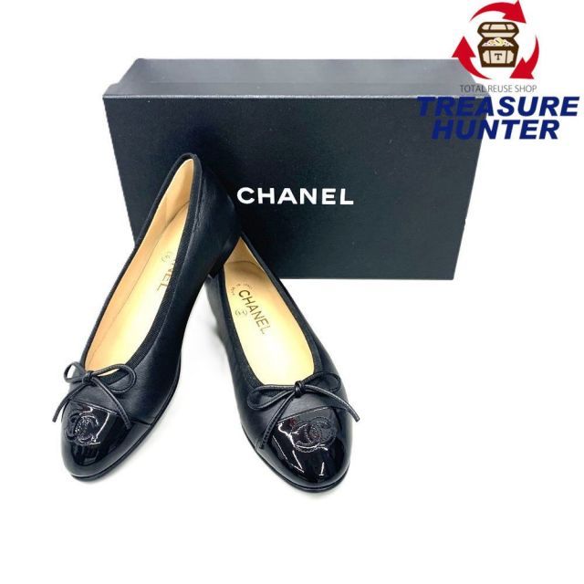CHANEL(シャネル) バレリーナ サイズ36 1/2 約23.5cm ラムスキン