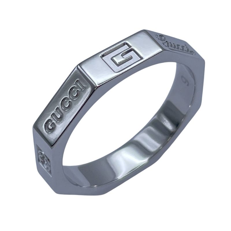 グッチ GUCCI リング ホワイトゴールド Au750 ジュエリー