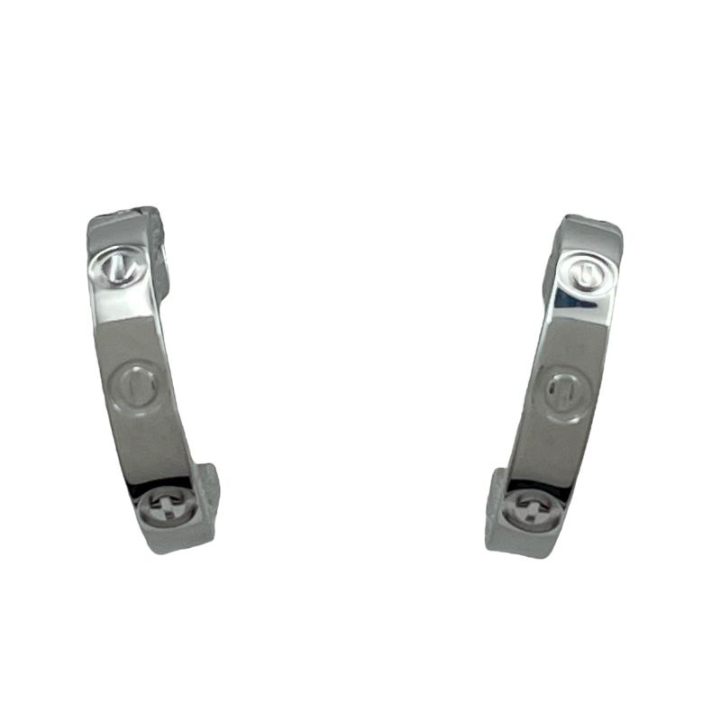 カルティエ Cartier ラブフープリング ホワイトゴールド 750 ジュエリー