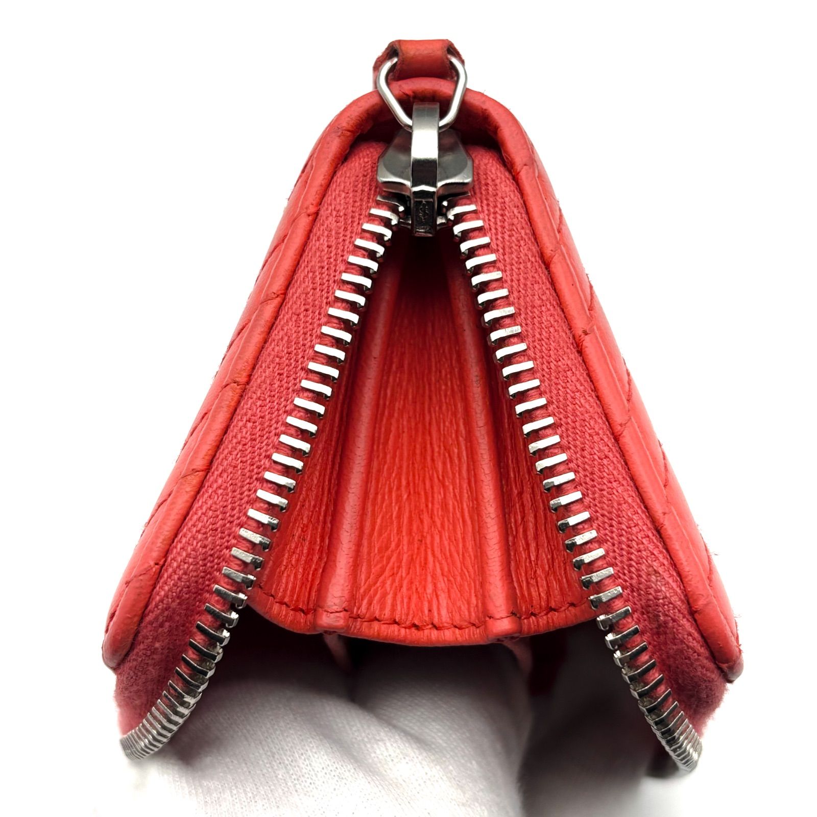  シャネル 財布 コインパース コインケース シェブロン ラウンドジップ コインケース 小銭入れ 小物