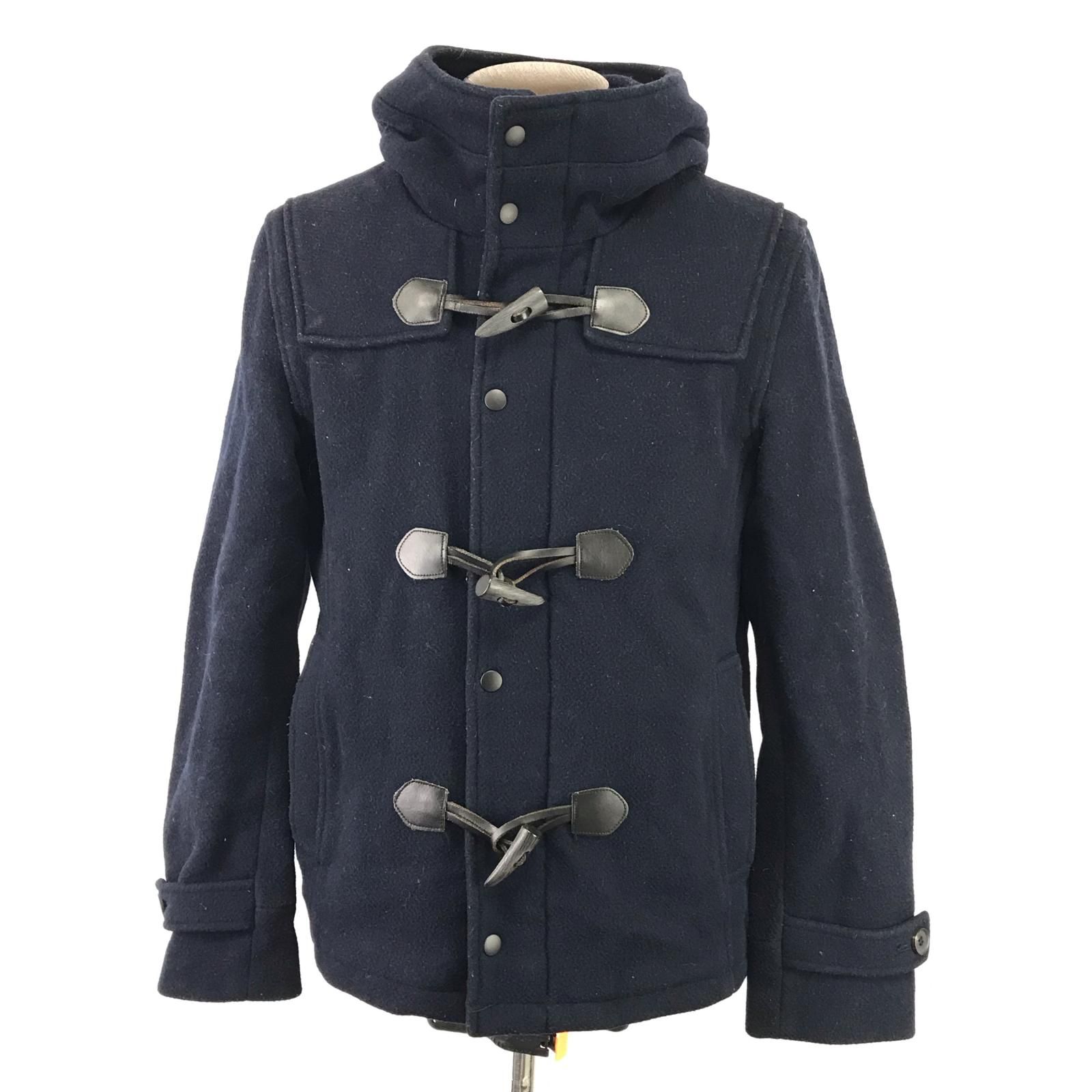 HARE【ハレ】ショート丈/ダッフルコート【メンズL/ネイビー/navy 
