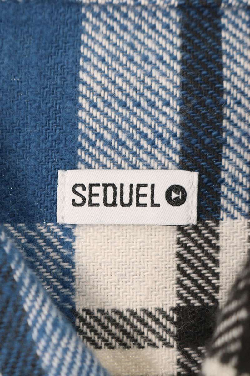 シークエル 24AW WE-24AW-SH-01 WEEKEND チェック長袖シャツ メンズ L