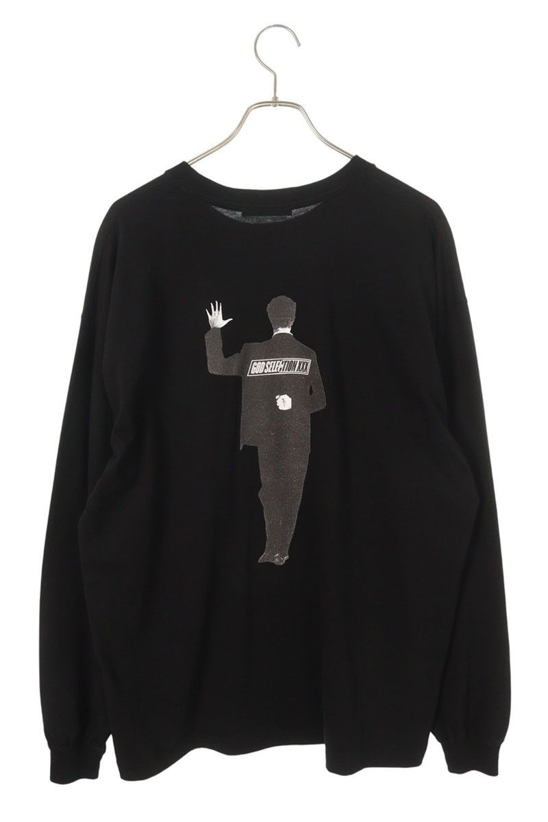 ゴッドセレクショントリプルエックス ロゴプリントポケット長袖