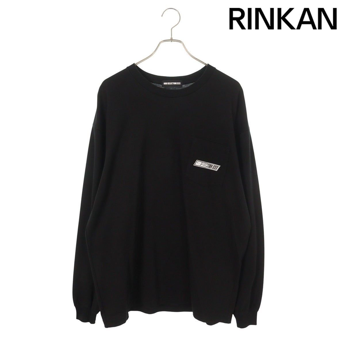 ゴッドセレクショントリプルエックス ロゴプリントポケット長袖