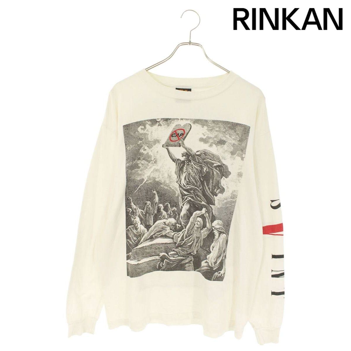 【激レア☆即売品】セントマイケル 長袖Tシャツ ヴィンテージ加工 ヴィーロン L 激レア☆即売品】セントマイケル 長袖Tシャツ ヴィンテージ加工