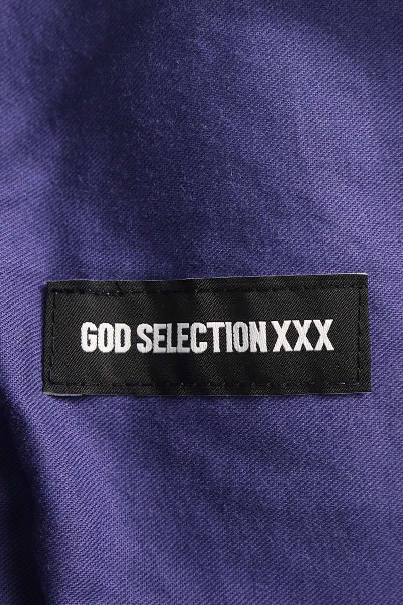 ゴッドセレクショントリプルエックス Xワッペントラックロングパンツ  