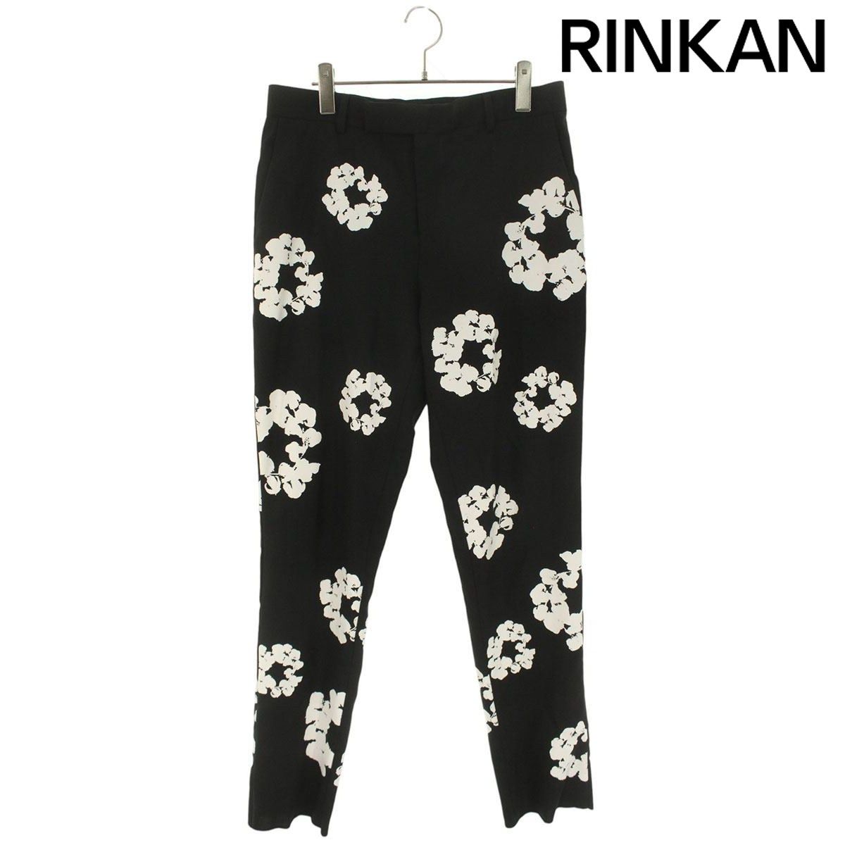 セントマイケル SM-YS1-0000-C49 フラワープリントスラックスロングパンツ メンズ 48