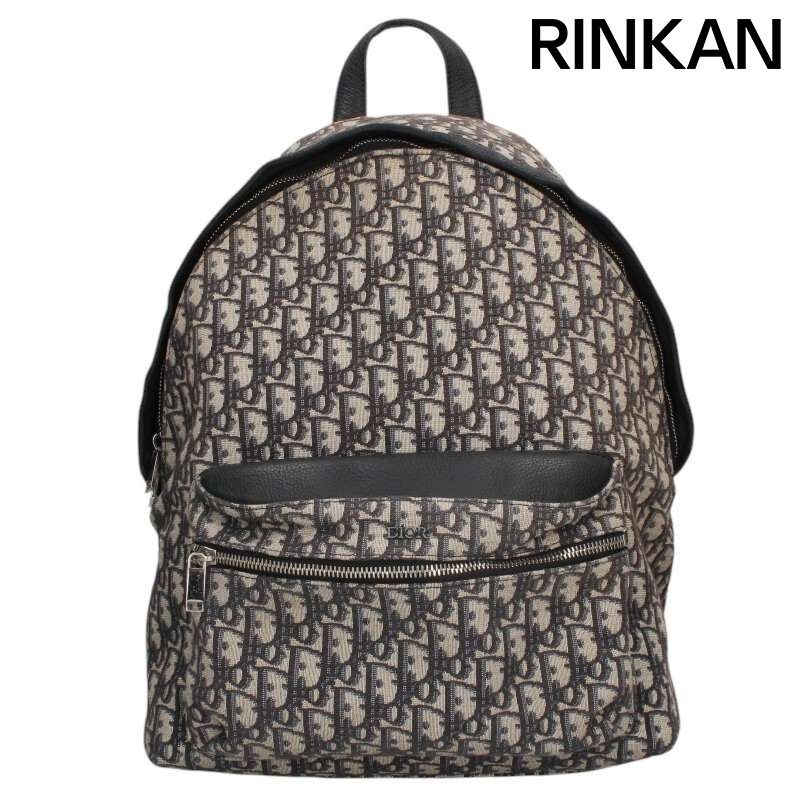 ディオール Rider オブリーク総柄バックパック メンズ