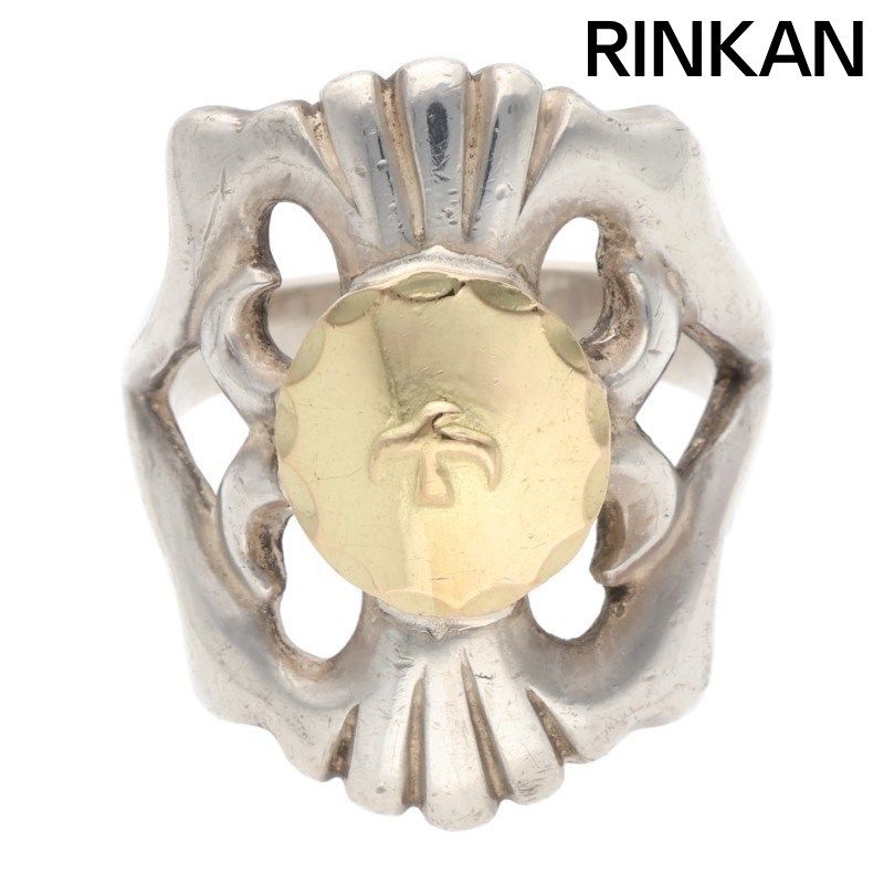 ゴローズ 大金メタル付きキャスト リング メンズ 18号