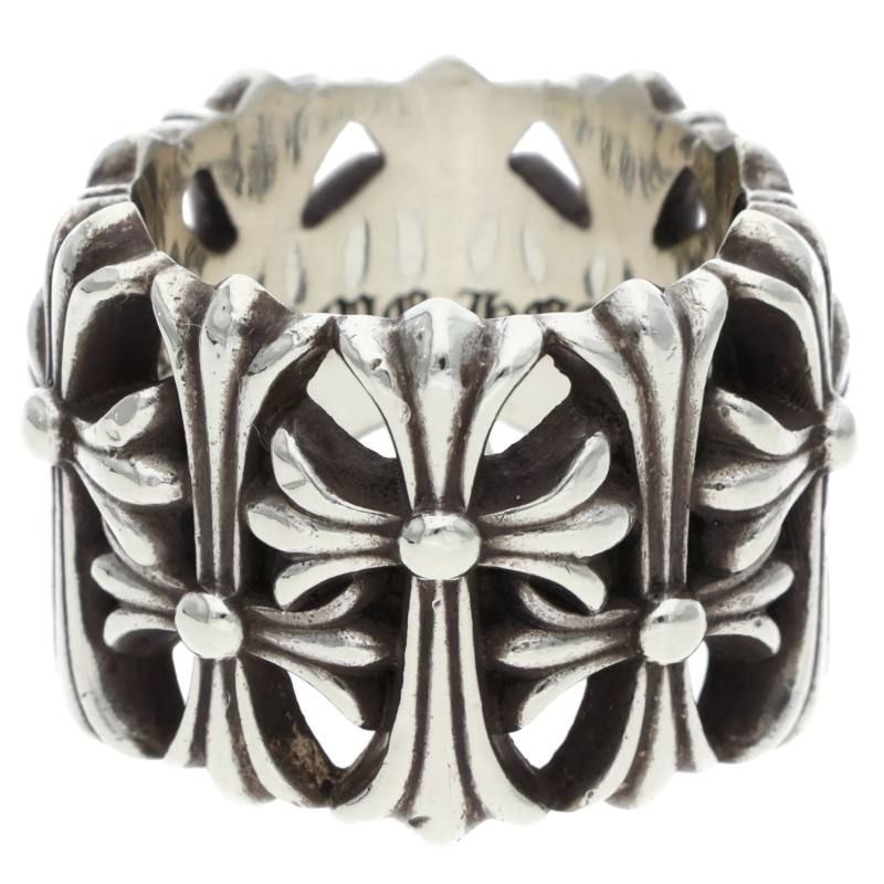 クロムハーツ セメタリークロス シルバーリング メンズ 18 5号