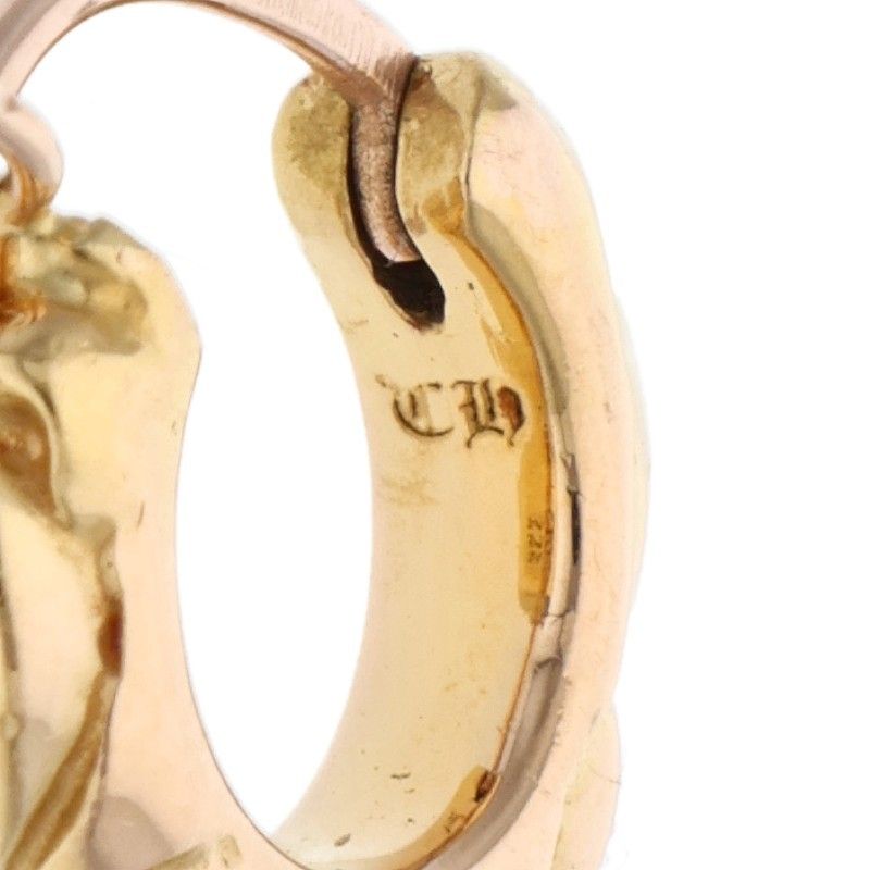 クロムハーツ 22K TNY HOOP SCRL/22Kタイニースクロールフープ