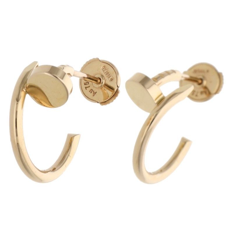 カルティエ ジュストアンクル JUSTE UN CLOU K18PGピアス メンズ