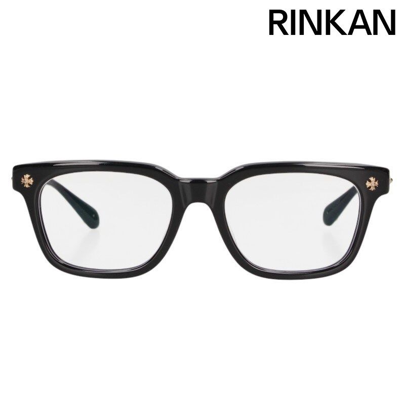 クロムハーツ COXUCKER サイドクロスウェリントン眼鏡 メンズ 52 19