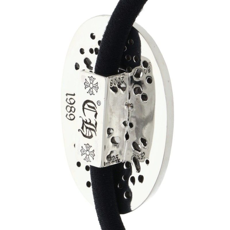 クロムハーツ HAIRBAND TNY OVL/クラシックオーバルヘアゴム シルバー