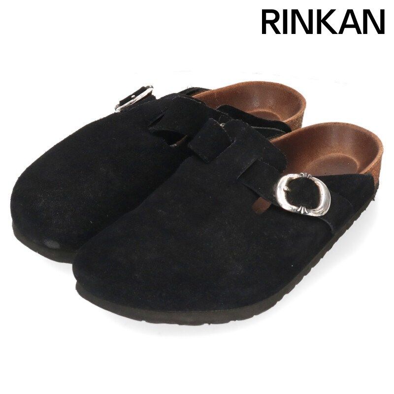 クロムハーツ ×ビルケンシュトック BIRKENSTOCK BOSTON ボストンガンスリンガーレザーサンダル メンズ 41