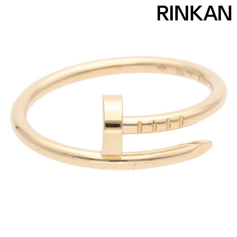 カルティエ JUSTE UN CLOU RING SM ジュストアンクル SM K18YGリング メンズ 17号 56