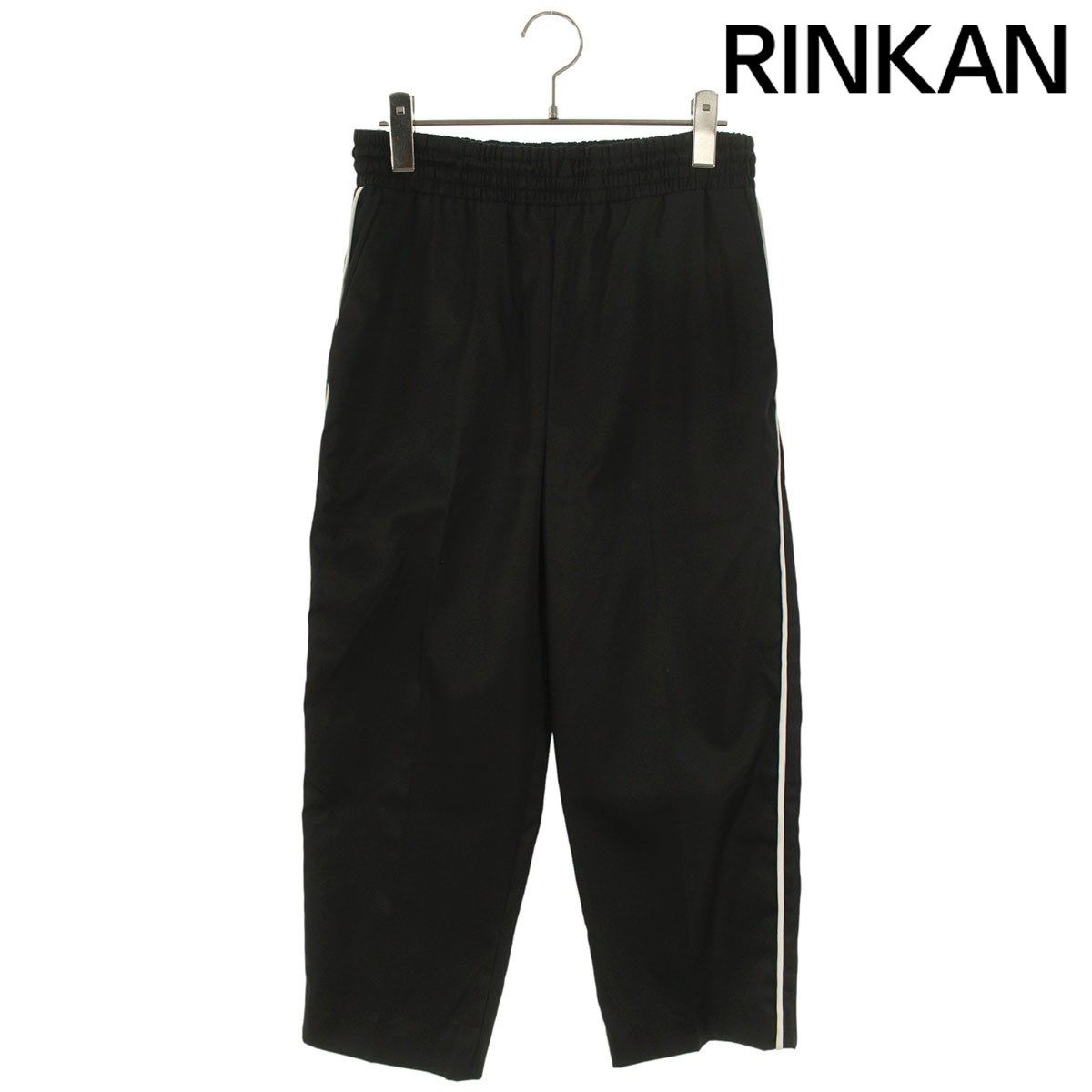 プラダ 22H813 トライアングルロゴサイドラインナイロントラックロングパンツ レディース 36