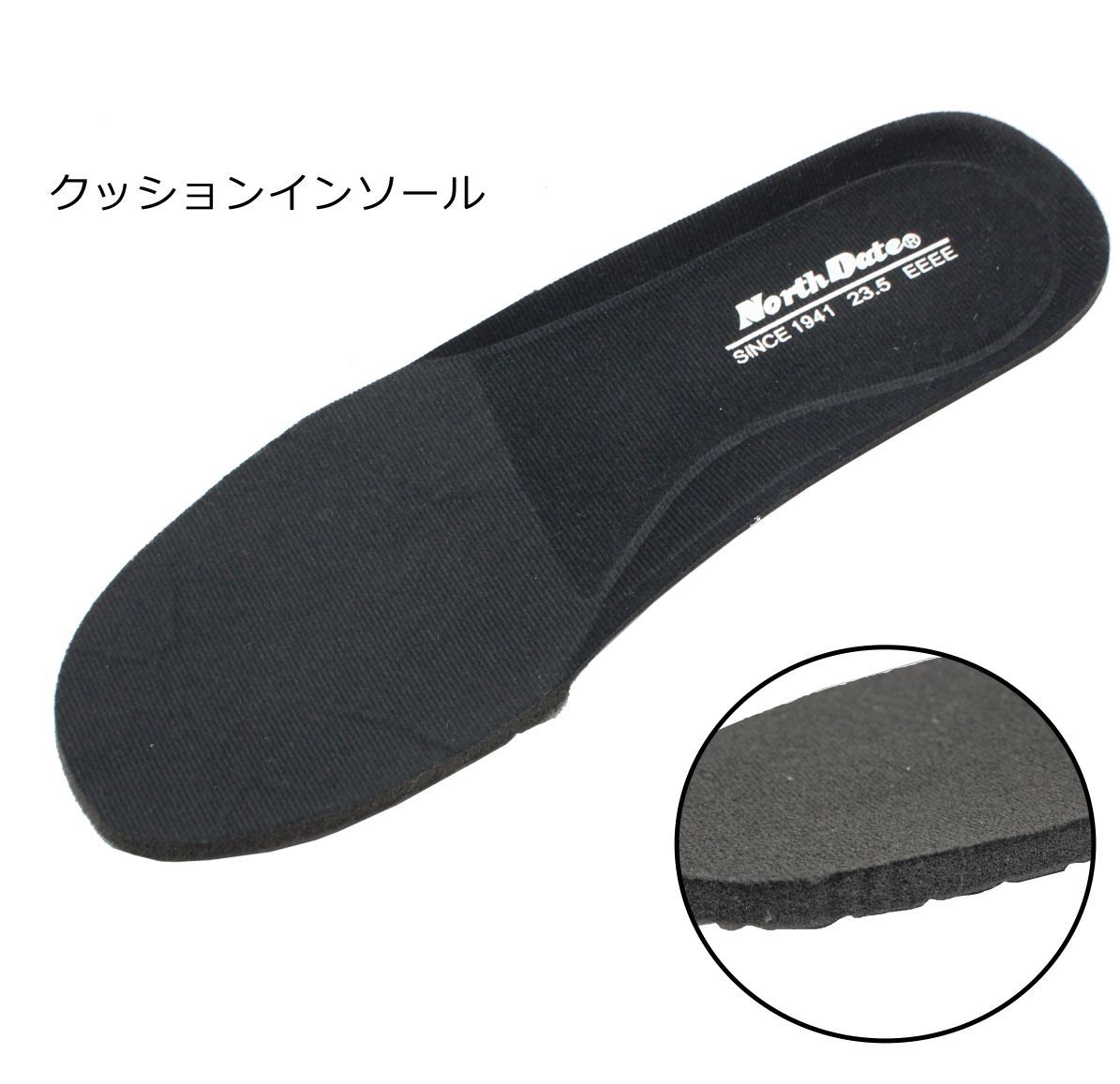  ノースデイト レディース スノーブーツ 68835 ガラス繊維配合 3 E相当 防滑 防寒 防水 NORTH DATE ショートブーツ ダテハキ ブラックスエード その他 ブーツ