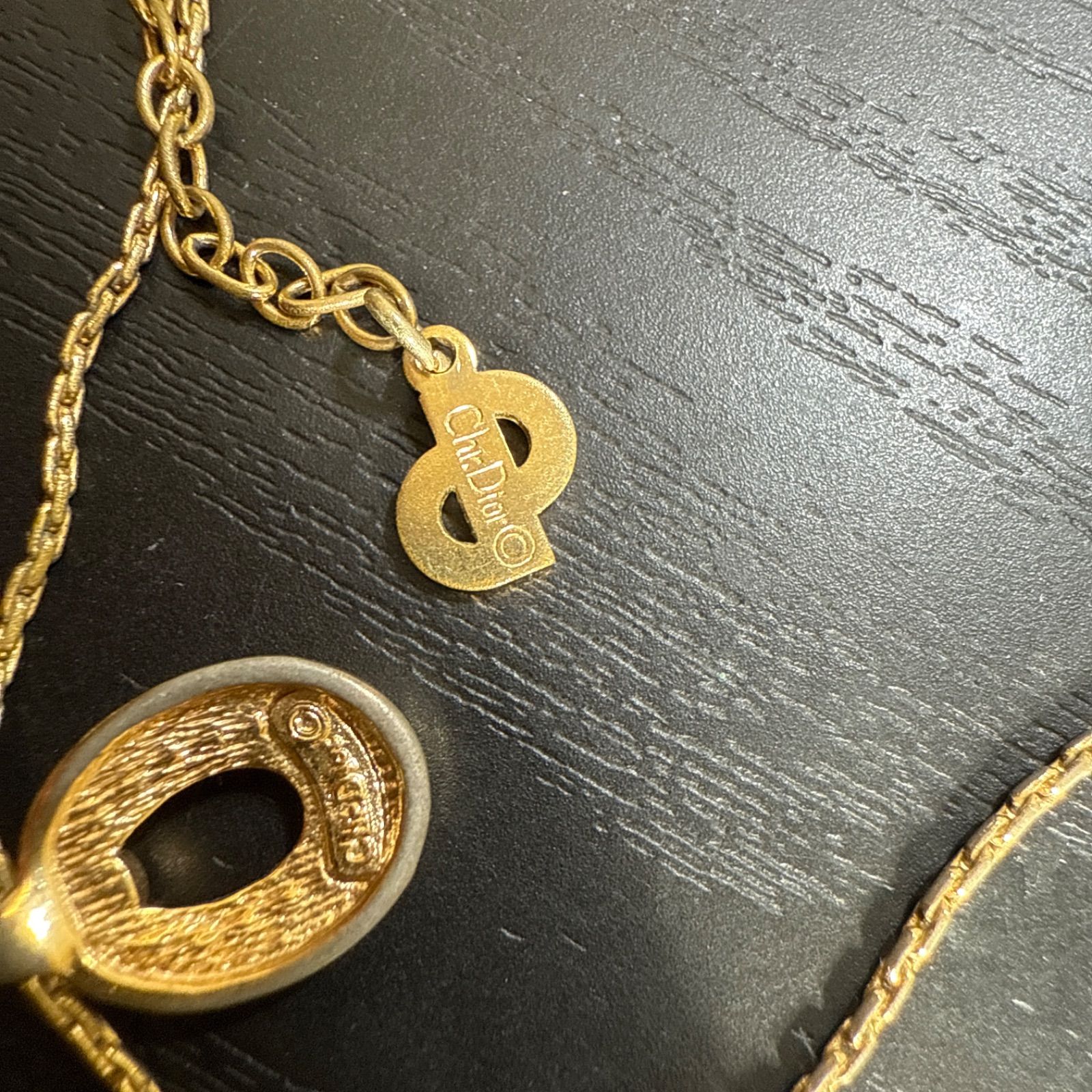 Christian Dior ストーン付き クリスチャン・ディオール ネックレス 