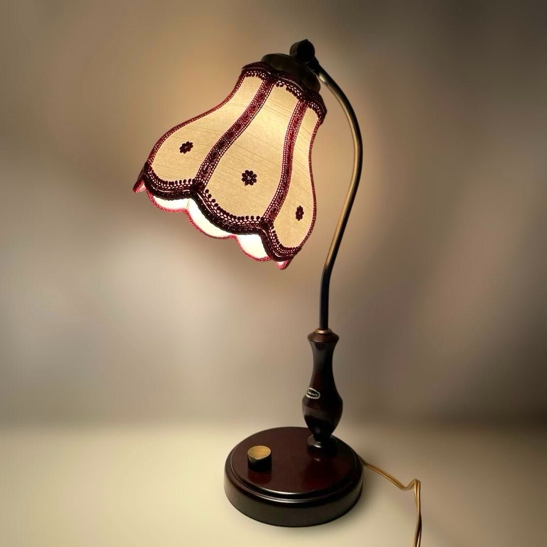 新日本照明　dimmer 昭和レトロ 卓上ランプ アンティーク 新日本照明 Dimmer 卓上ランプ スタンドライト アンティーク 昭和