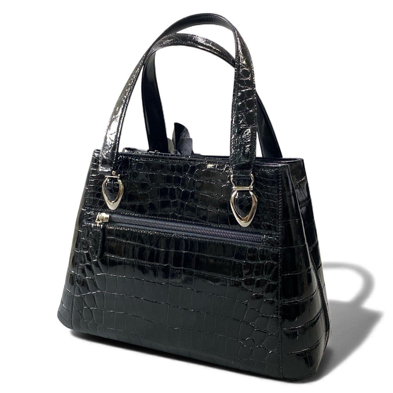 gk16《極美品》 sanpo サンポー JRA認定 シャイニングクロコ