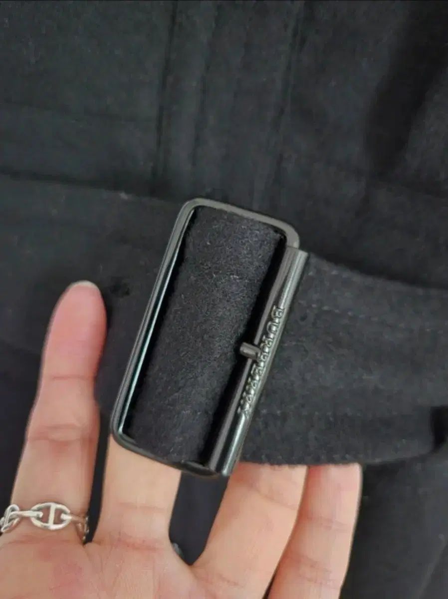  バーバリーロンドン ベルト ウール ワンピース 長袖 七分袖 ひざ丈ワンピース