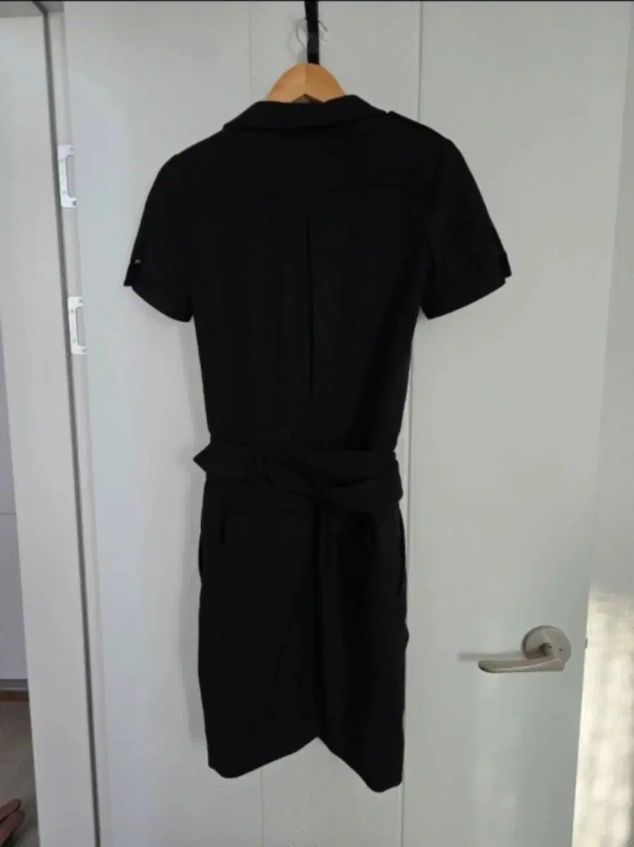 バーバリーロンドン ベルト ウール ワンピース