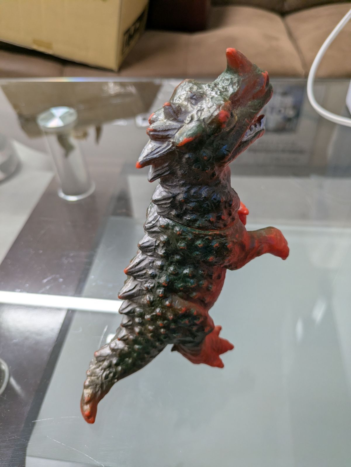 当時物 三浦トーイ パチ怪獣 ソフビ? 人形 恐竜 怪物 空想怪獣