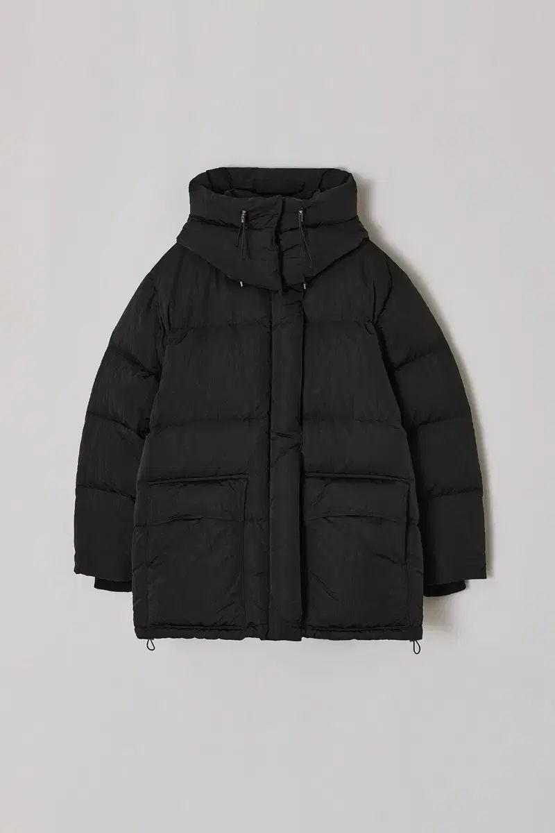 FACADE PATTERN ファサードパターン グース ダウン ラメージュ ダウン ブラック s