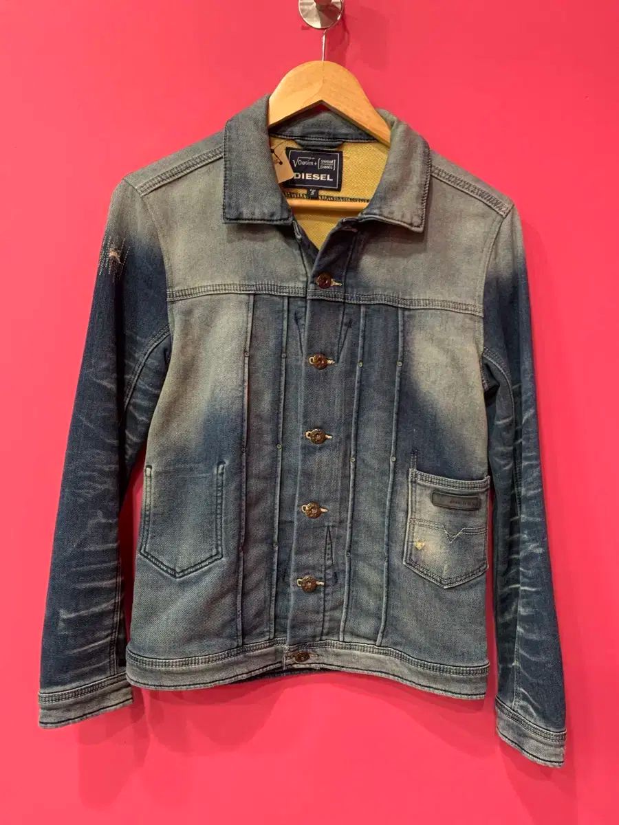 DIESEL デニムジャケット ヴィンテージ ウォッシュ デニムジャケット