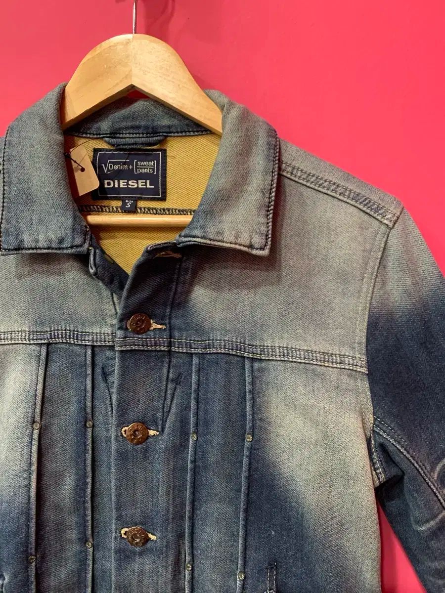 DIESEL デニムジャケット ヴィンテージ ウォッシュ デニムジャケット