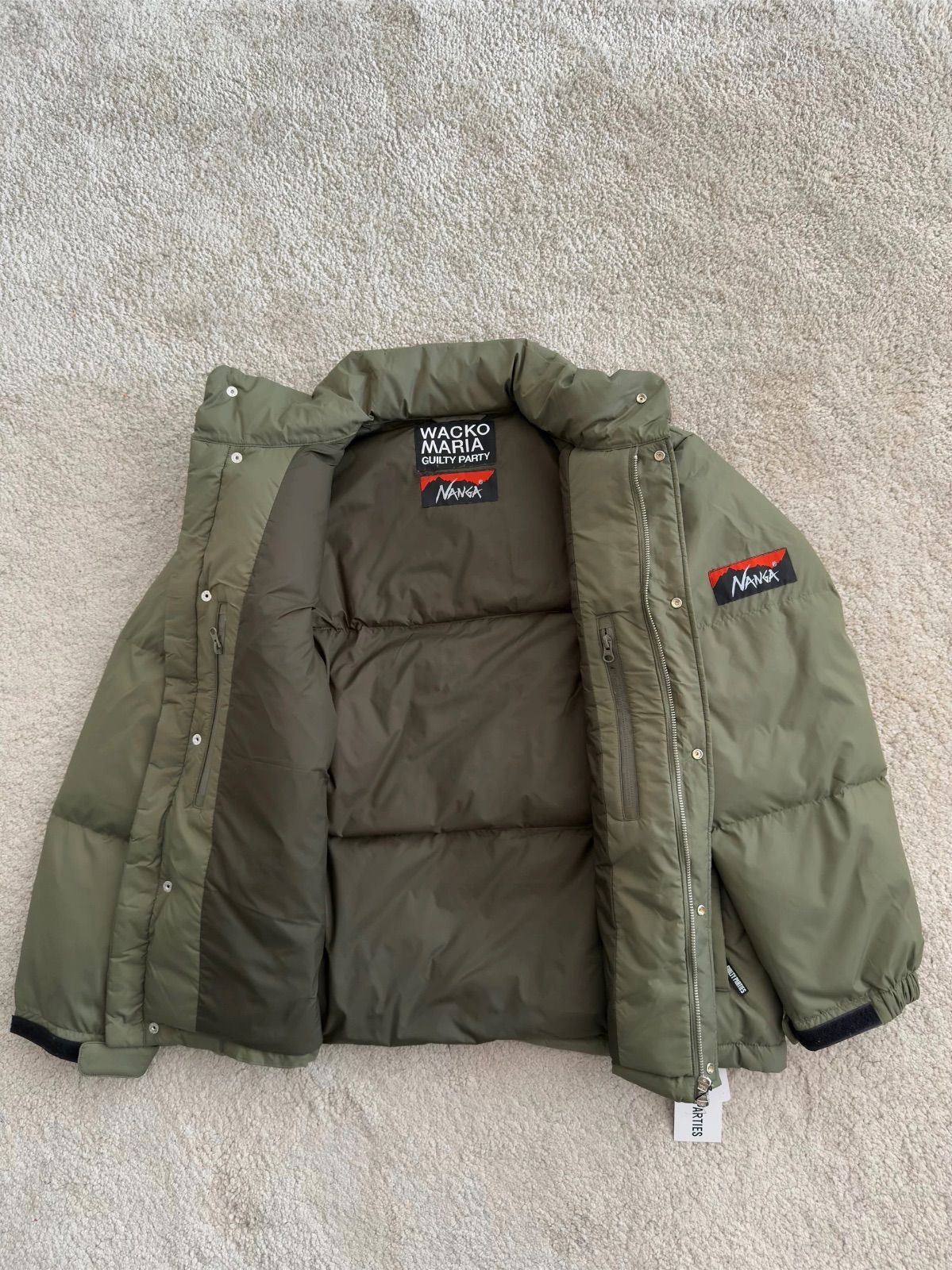 DOWN JACKET ( TYPE-1 ) ワコマリア✖️ナンガ - メルカリ