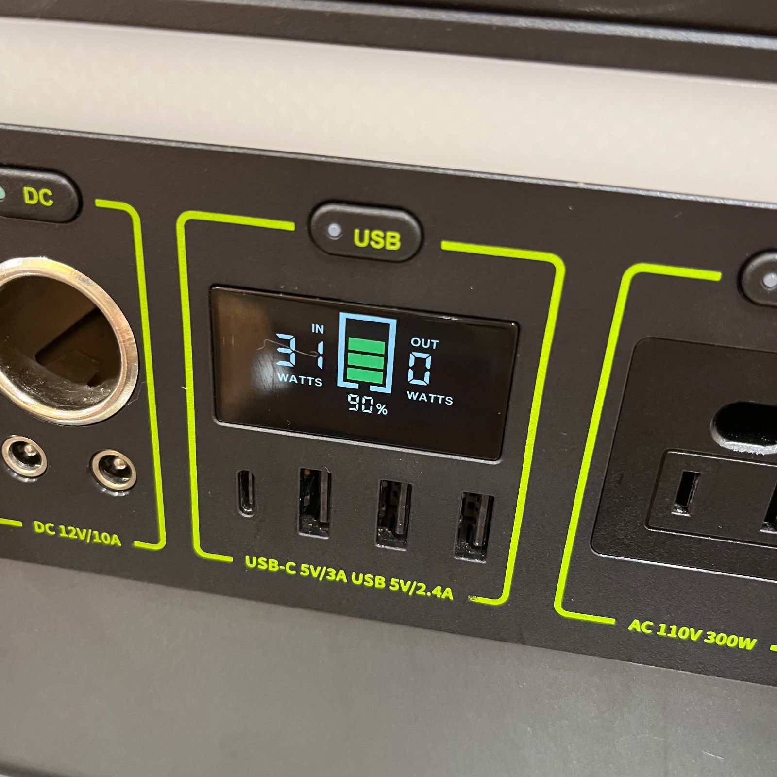  最大300 W ５種類出力対応 ポータブル電源 mp 038 家庭用蓄電池 ポータブルバッテリー 360 Wh リチウムイオン 充電池 電池充電器 電池 充電池