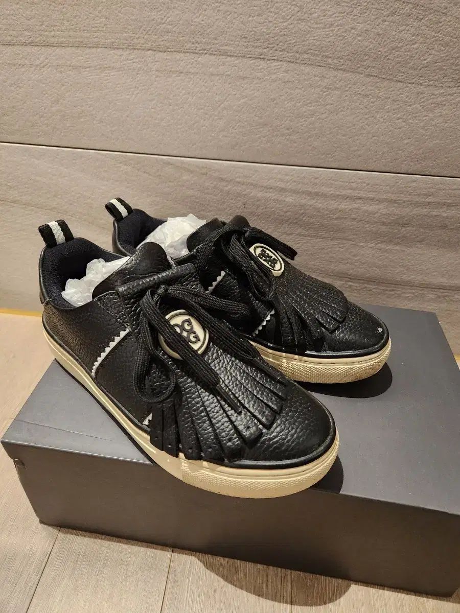 G FORE ジーフォア ブラック タッセル スニーカー レディース THE CLAN 2.5 Part.2 GUILTY ゴルフシューズ 230