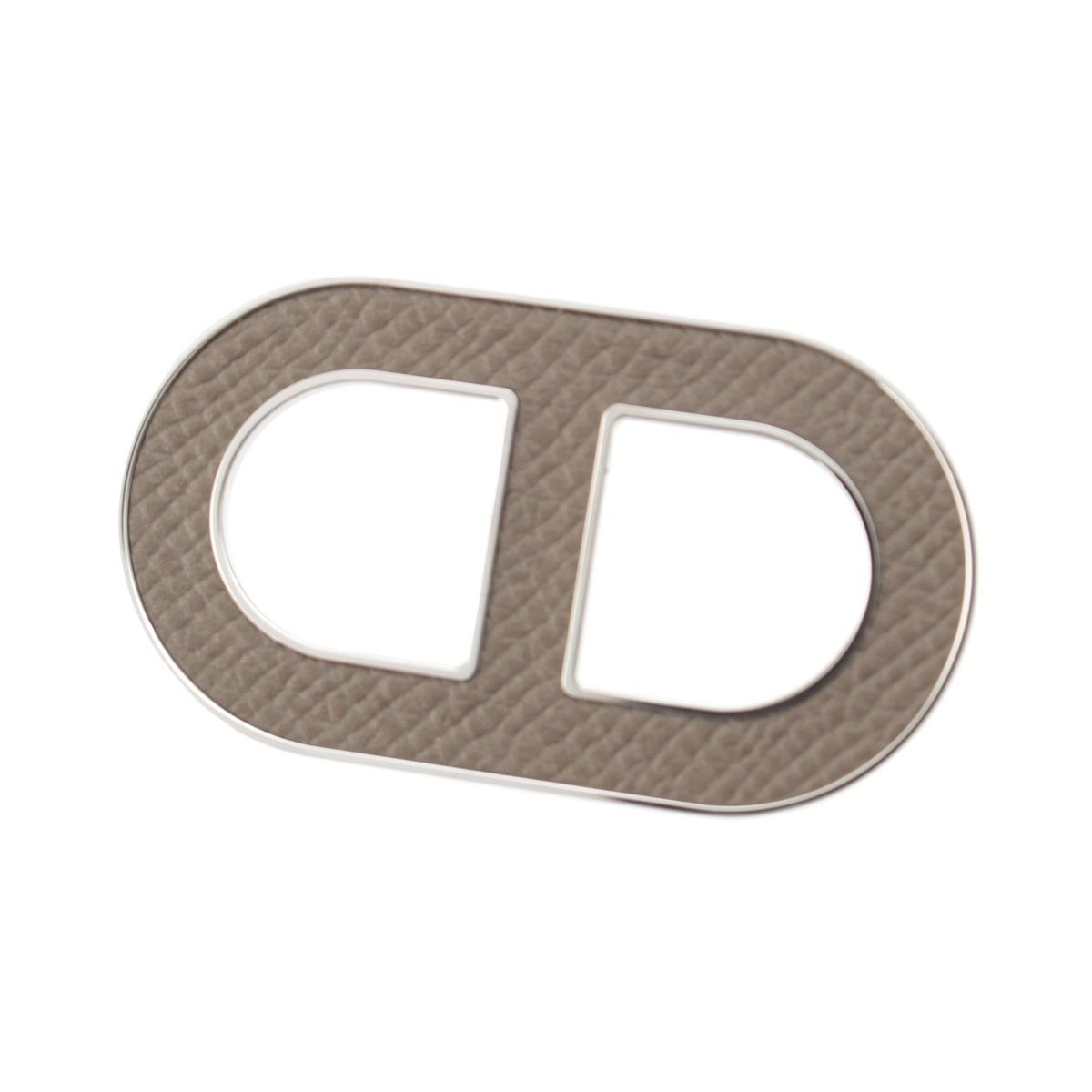 エルメス シェーヌダンクル ヴェルカニウム ブローチ エタン シルバー