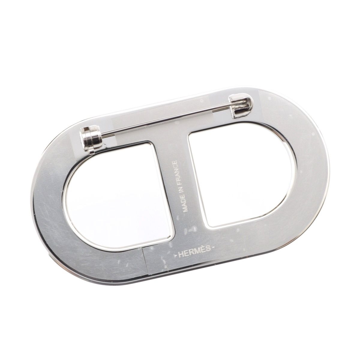 エルメス シェーヌダンクル ヴェルカニウム ブローチ アクセサリー