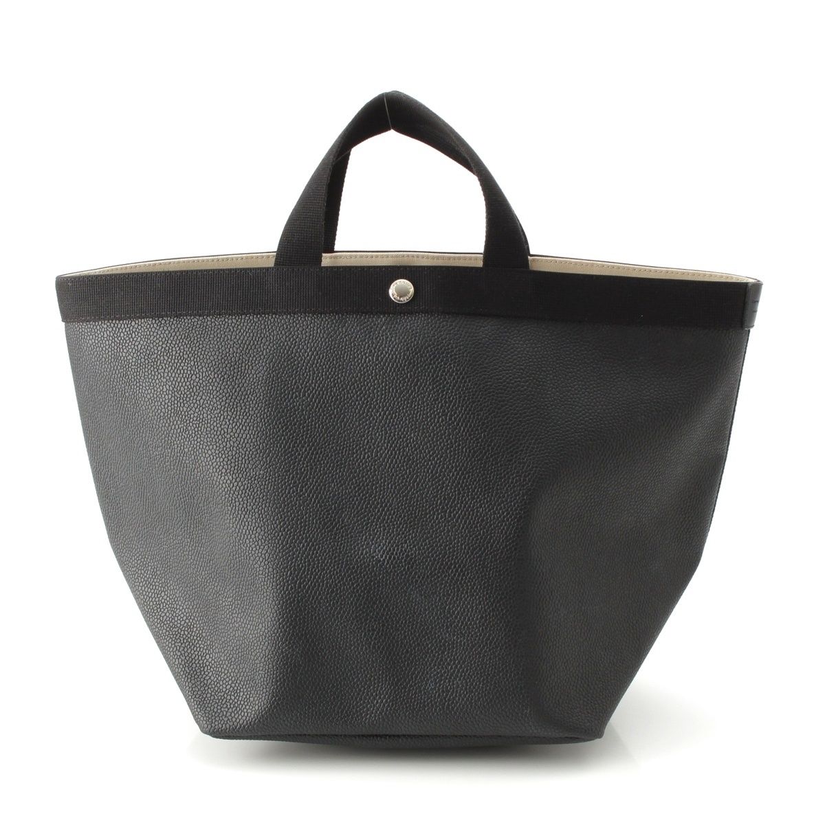 エルベ・シャプリエ リュクス コーテッドキャンバス 舟形トート L