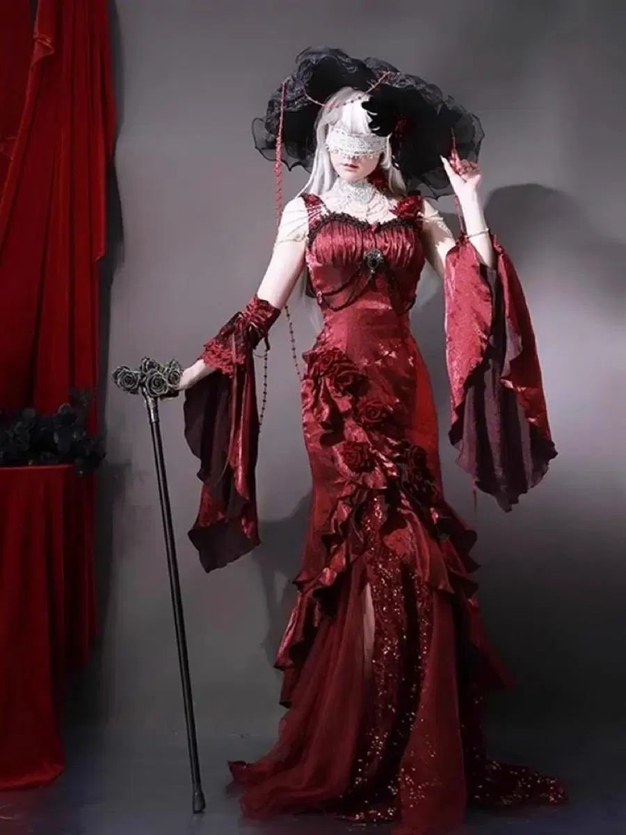  ロリータ ローズ ノースリーブ ONE PIECE マーメイド 3 COLOR その他 ワンピース