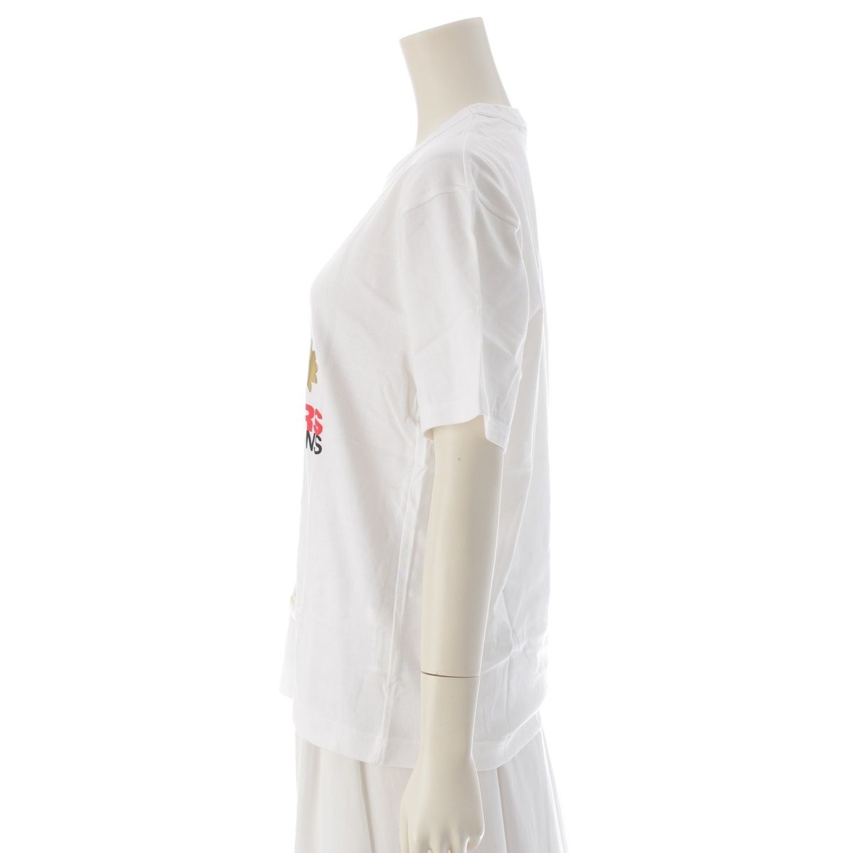 箔プリント クルーネック