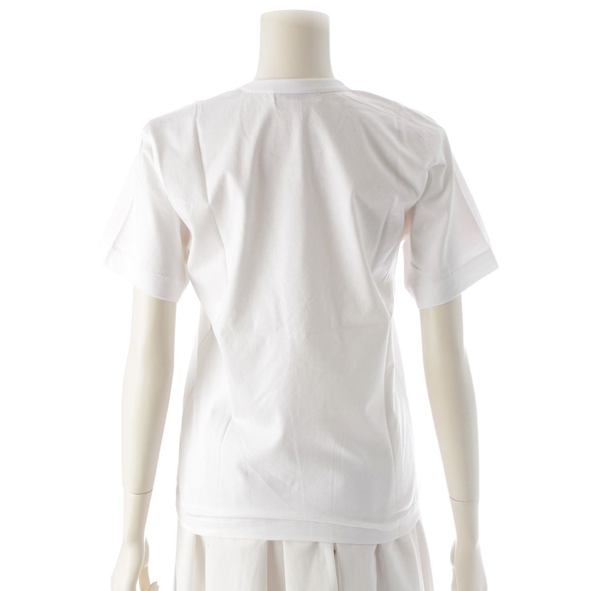 サマーセール開催中！ ローブドシャンブルコムデギャルソン AD1999 00SS コットン ダブルロゴ 半袖Ｔシャツ トップス RT-100230 ホワイト ‐