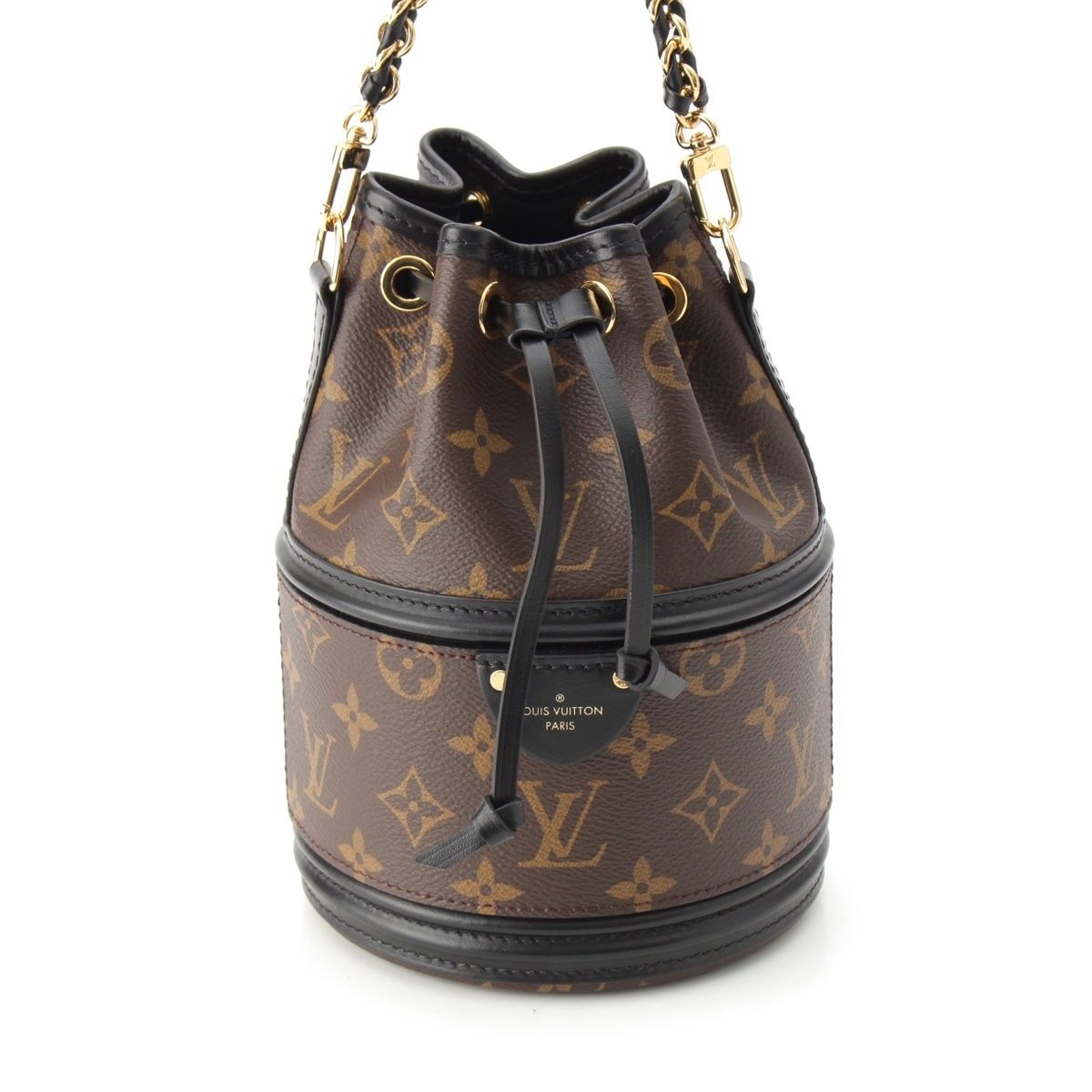 ルイヴィトン モノグラムキャンバス カノエ 2way チェーン ハンドバッグ M83480 ブラウン