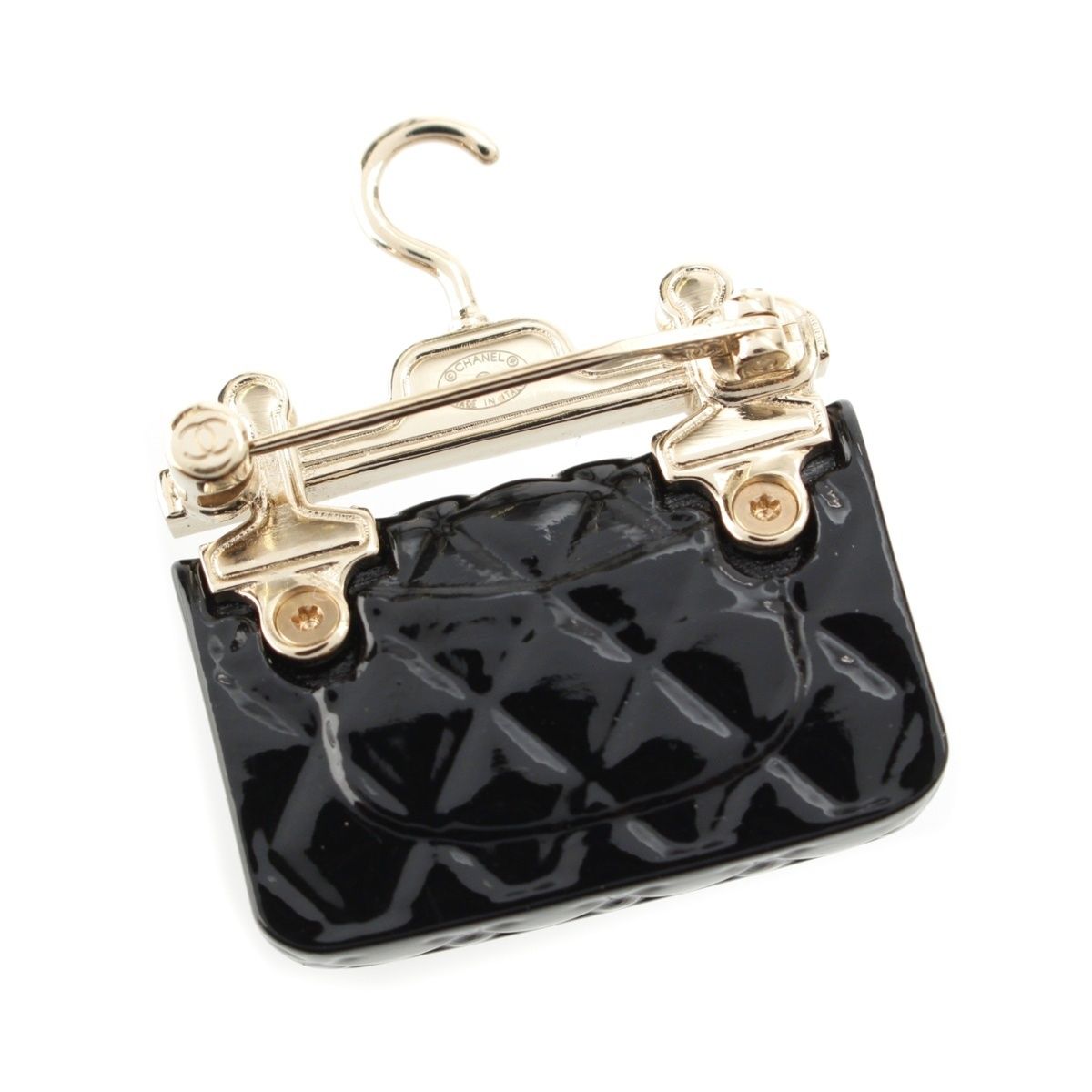 シャネル B23C メタル レジン コスチュームパール マトラッセ バッグ