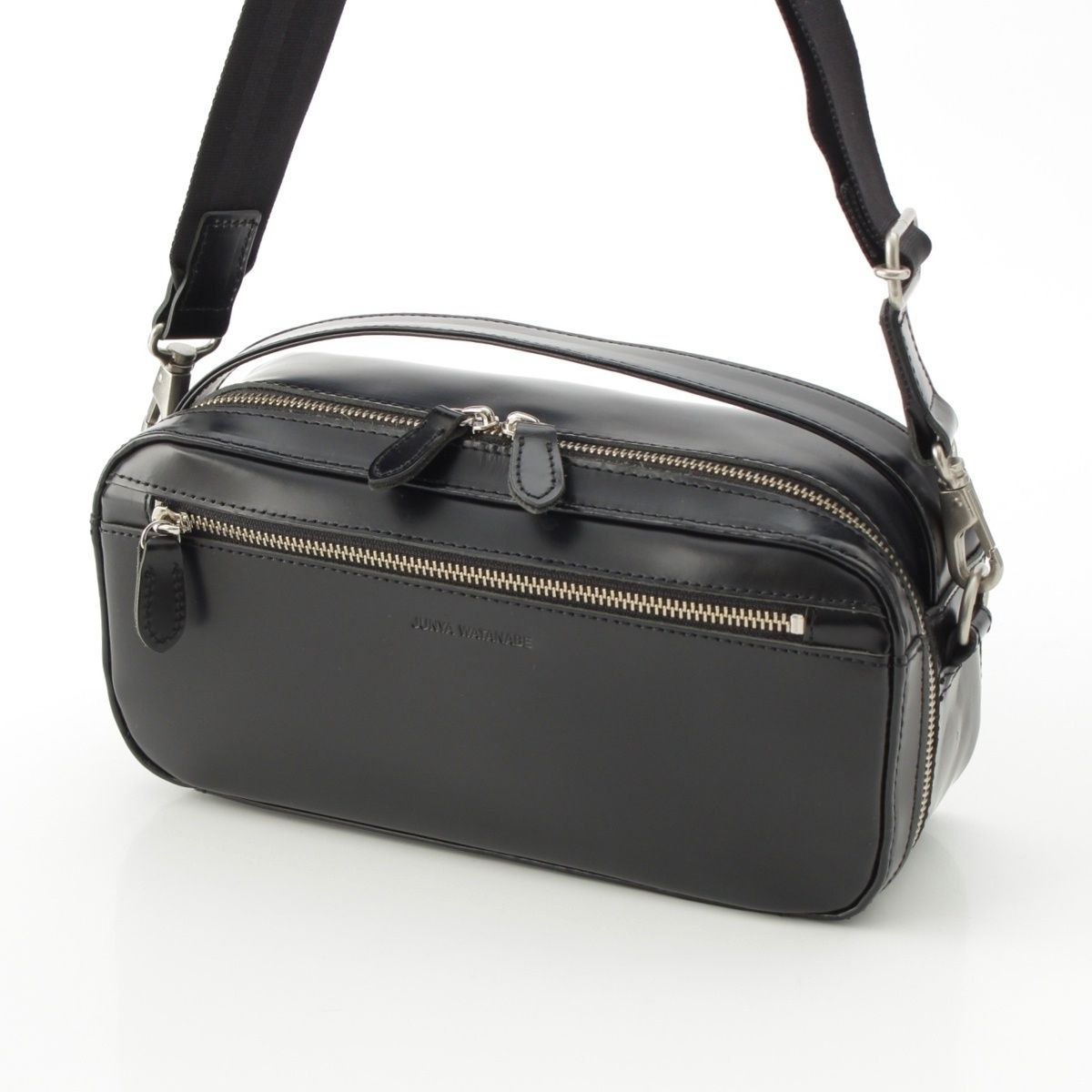 ジュンヤワタナベコムデギャルソン 牛革 シルバー金具 ハンドバッグ